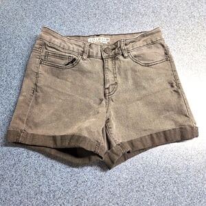 Noisy May "Be Lucy" Cuffed Denim Shorts, Size 4,Style#GU812NOOS